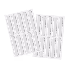 Anti-Collision Transparent Silicone Door Bumper Strips (20 pcs)